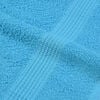 vidaXL Soap Towel Set of 10 Turquoise 100% Cotton 11.8 x 11.8 in