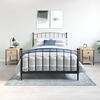vidaXL Bedside Table Set of 2 Sonoma oak Engineered wood, iron Medium