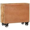 vidaXL Sideboard Brown Solid rough mango wood, cast iron Medium