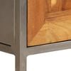 vidaXL Bedside Cabinet Recycled Teak and Steel 15.7"x11.8"x19.7"