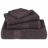 vidaXL Washcloth Set of 4 Anthracite 100% Cotton Small Washcloth