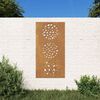 vidaXL Garden Wall Decoration Regular metal color (will rust) Corten steel