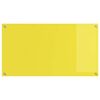 vidaXL Kitchen Backsplash Yellow 43.31 x 23.62 x 0.24 in