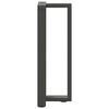 vidaXL Console Table Leg Anthracite Powder-Coated Steel Medium Levelers