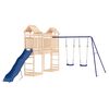vidaXL Outdoor Playset Pine Solid Pine Wood, Polypropylene Large