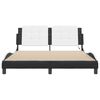 vidaXL Bed Frame Black and white