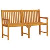 vidaXL Garden Bench Natural Brown Solid Acacia Wood Large Durable
