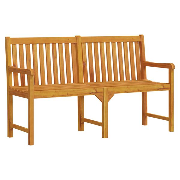 vidaXL Garden Bench Natural Brown Solid Acacia Wood Large Durable