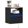 vidaXL TV Wall Cabinet Black Engineered wood Small TV Wall Cabinet