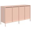 vidaXL Sideboard Pink Cold-rolled Steel Medium Sideboard Rectangular