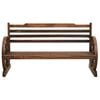 vidaXL Wooden Bench Brown Solid firwood Large Durable Garden Bench