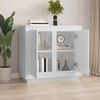 vidaXL Sideboard High gloss white Engineered wood Medium Sideboard