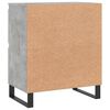 vidaXL Sideboard Concrete grey Engineered wood Medium Sideboard