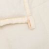 vidaXL Weighted Blanket Light cream Cotton, Polyester, Glass beads