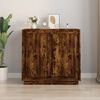 vidaXL Sideboard Smoked Oak Engineered Wood Sideboard Rectangular