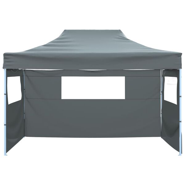 vidaXL Foldable Tent Anthracite 600D Oxford Fabric 9.8x14.8ft