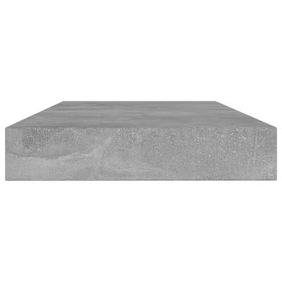 vidaXL Bookshelf Boards 8 pcs Concrete Gray 31.5"x3.9"x0.6" Chipboard