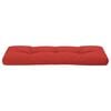 vidaXL Pallet Cushion Red Fabric (100% polyester)