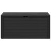 vidaXL Storage Box Anthracite Polypropylene 45.7 x 17.3 x 21.7 in