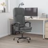 vidaXL Massage Office Chair Dark Gray