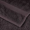 vidaXL Sauna Towel Set of 10 Anthracite 100% Cotton 31.5 x 78.7 in