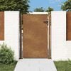 vidaXL Garden Gate 39.4x49.2" Corten Steel