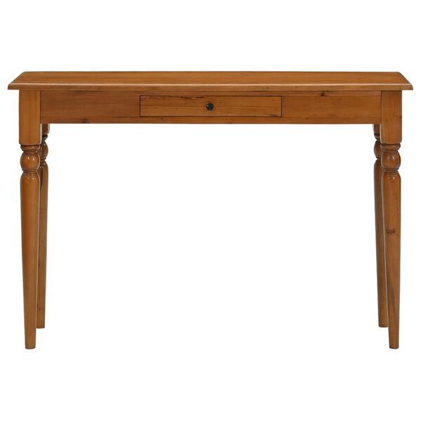 vidaXL Console Table 43.3"x11.8"x29.5" Solid Mahogany Wood