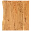 vidaXL Bathroom Vanity Top Solid Acacia Wood 22.8"x20.5"x1"
