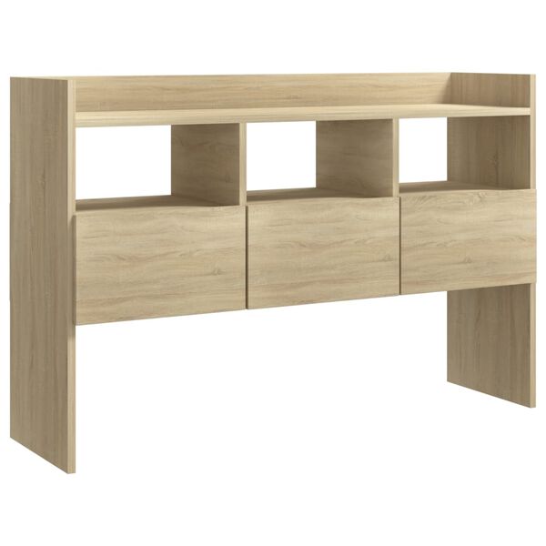 vidaXL Sideboard Sonoma oak Engineered wood 41.3 x 11.8 x 27.6 in
