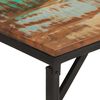 vidaXL Bench Multicolor Solid reclaimed wood and powder-coated iron