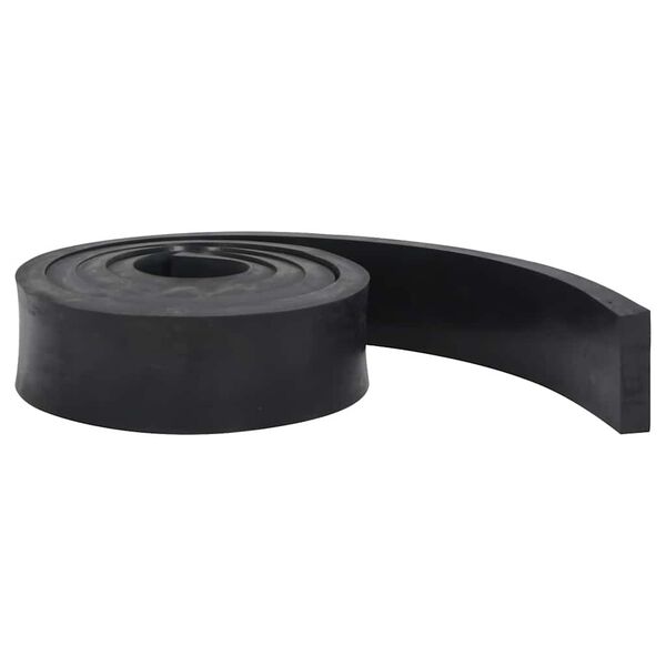 vidaXL Rubber Edge For Snow Plow Black Styrene-butadiene rubber