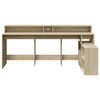 vidaXL Desk Sonoma Oak Engineered wood Large Desk Rectangular Modern