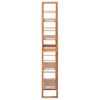 vidaXL Shelving Unit Natural teak Solid teak wood Medium