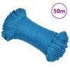vidaXL Work Rope Blue 0.24 " 164.0 ' Polypropylene