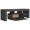 vidaXL TV Stand with LED Lights Gray 47.2"x13.8"x15.7"