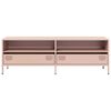 vidaXL TV Cabinet Pink Cold-rolled steel Large TV Cabinet Rectangular