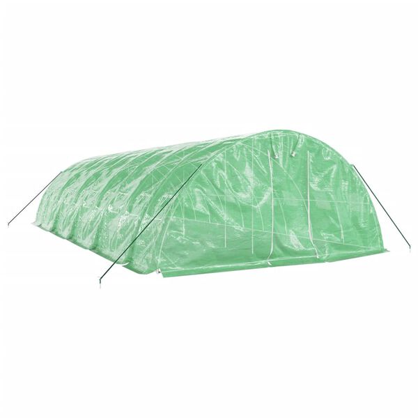 vidaXL Greenhouse Green Polyethylene Large Rollable Greenhouse