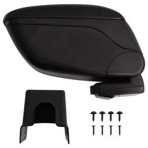 vidaXL Car Armrest Black 5.1"x12.2"x(12.2"-17.3") ABS