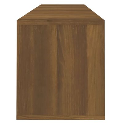 vidaXL TV Cabinet Brown Oak 47.2"x11.8"x15.9" Engineered Wood