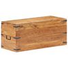 vidaXL Chest Natural finish Solid acacia wood Storage Chest Rectangular