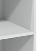 vidaXL Highboard White Engineered wood 73 in height Highboard