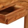 vidaXL Writing Desk with Drawers Solid Wood 34.6"x19.7"x35.4"