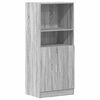 vidaXL Kitchen Cabinet Set Grey Sonoma Engineered wood