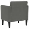 vidaXL Sofa Chair Dark grey Polyester fabric, Plywood, Foam, Spring Single