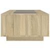 vidaXL Coffee Table Sonoma oak Engineered wood 45.7 x 27.2 x 15.7 in