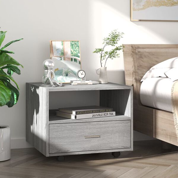 vidaXL Coffee Table Gray Sonoma Engineered wood Compact Coffee Table