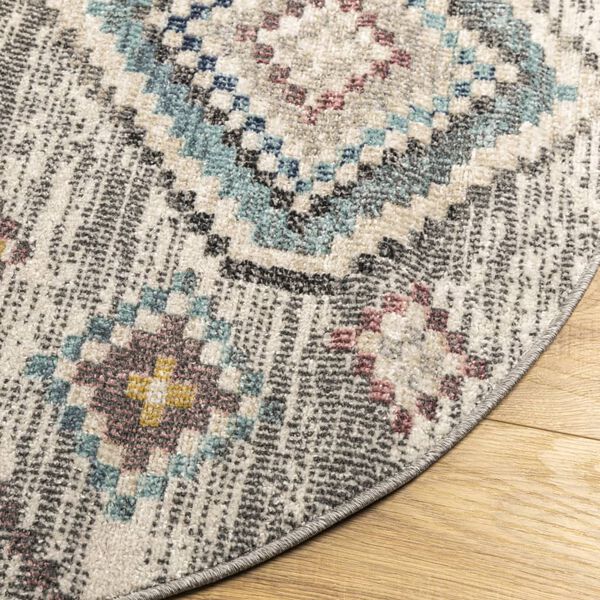 vidaXL Rug Multicolor Polypropylene Medium - &Oslash; 47.2 in