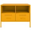 vidaXL TV Cabinet Mustard Yellow Cold-Rolled Steel Medium