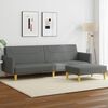 vidaXL Sofa Bed Dark Grey