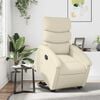 vidaXL Electric Stand Up Recliner Chair Cream